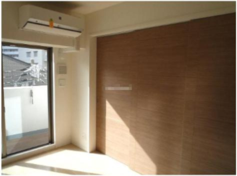 ラシュレエグゼ阿波座の寝室