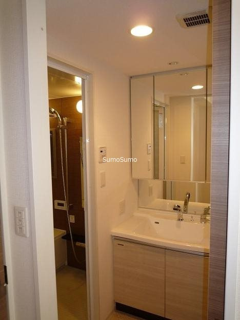 ラシュレエグゼ阿波座の洗面所