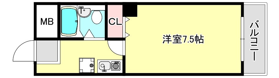 ゴールドハイツ祇園の間取り