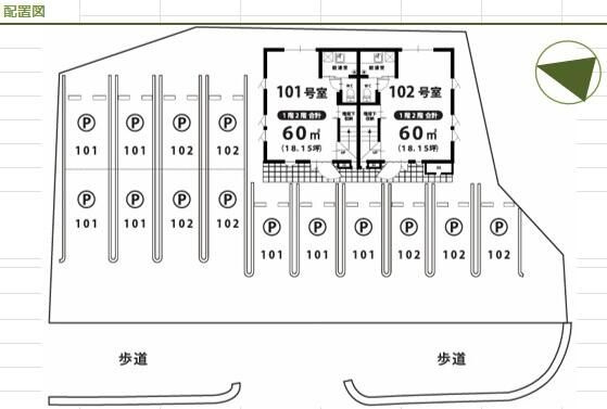 新築　第８ランドプラザビルの間取り