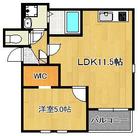 CRECIA吉塚の間取り
