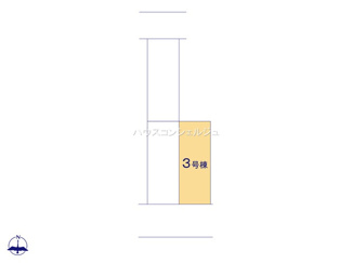 【区画図】 | 名古屋市港区宝神2丁目2408【仲介手数料無料】新築一戸建て　3号棟