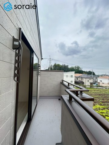 所沢市牛沼3期全1棟　新築戸建　リーブルガーデンのバルコニー|4/30撮影