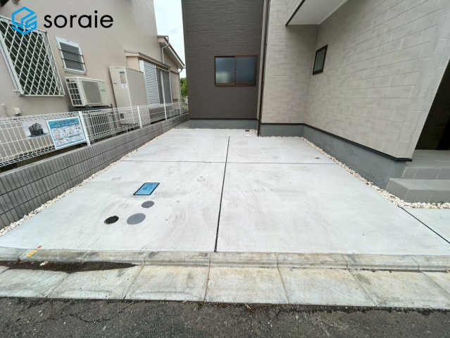 所沢市牛沼3期全1棟　新築戸建　リーブルガーデンの駐車場|4/30撮影