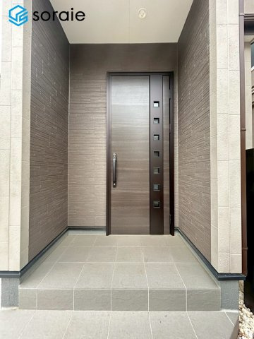 所沢市牛沼3期全1棟　新築戸建　リーブルガーデンの玄関|4/30撮影