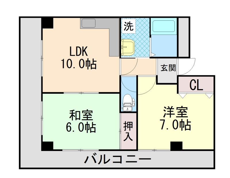 ビエント六甲の間取り