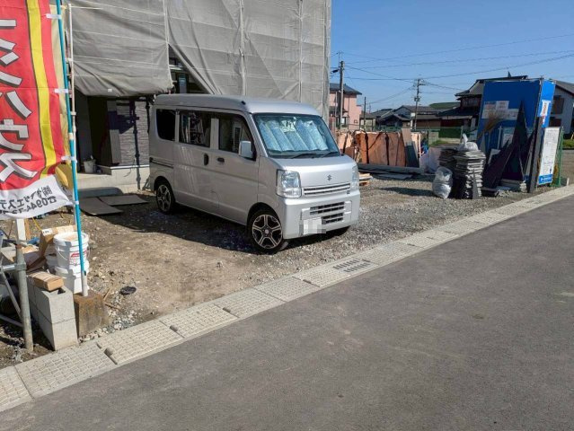 柳川市三橋町柳河の新築一戸建の前面道路含む現地写真