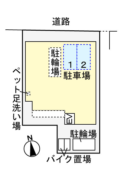 サンセリテ東京の区画図