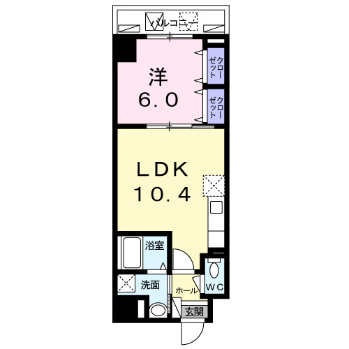 サンセリテ東京の間取り