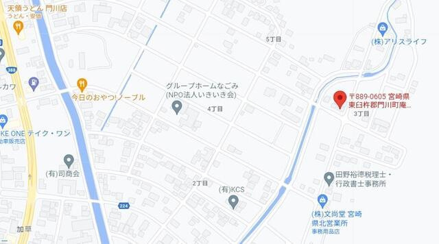 コーポ大樹の地図