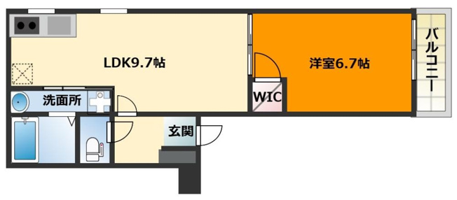 【間取り】 | フジパレス弥刀駅東