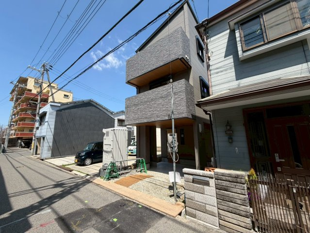 明石市山下町4の前面道路含む現地写真