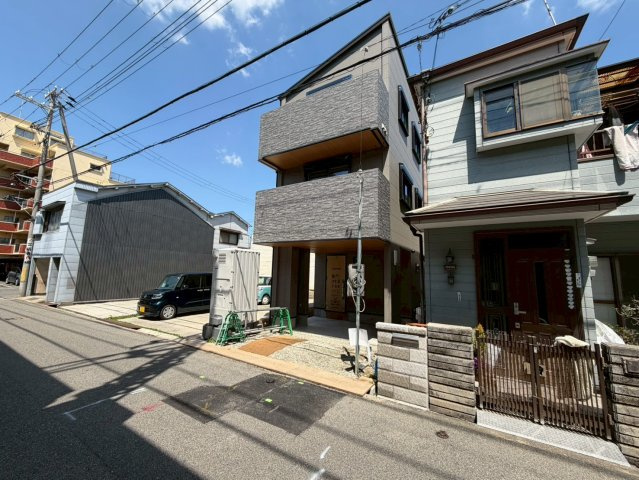 明石市山下町4の前面道路含む現地写真