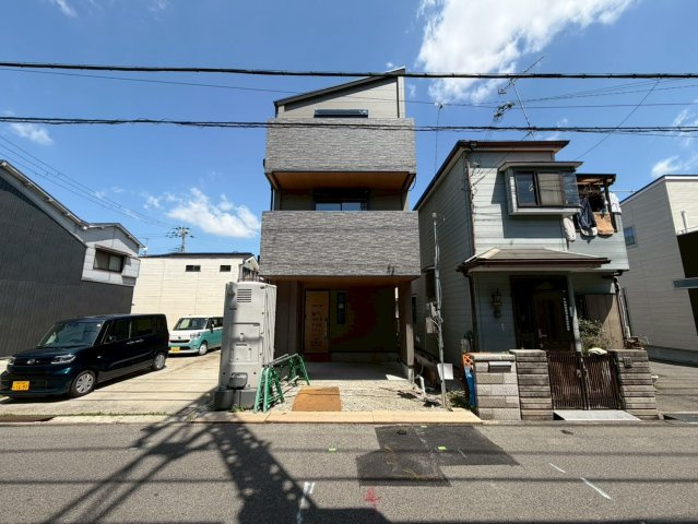 明石市山下町4の前面道路含む現地写真