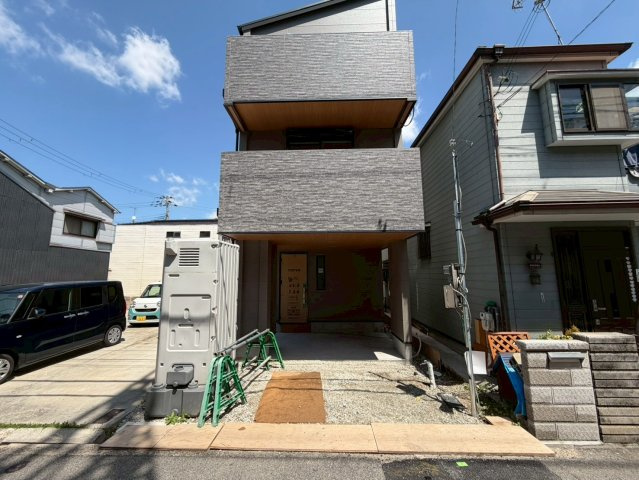 明石市山下町4の前面道路含む現地写真