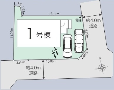 取手市野々井　01期　新築戸建ての区画図|区画図です♪