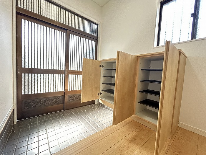 【仲介手数料無料／名古屋市中川区】名古屋市中川区東起町5丁目89　中古戸建の玄関