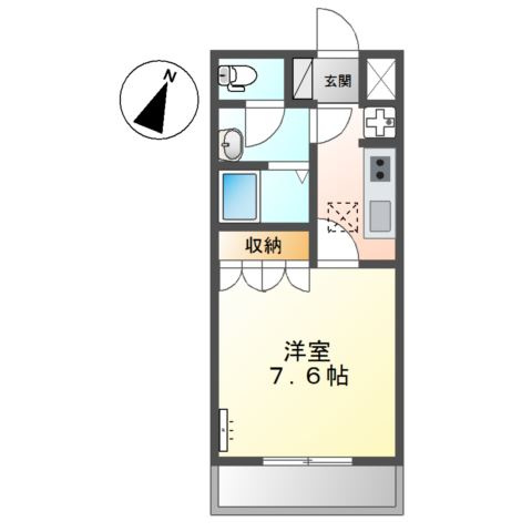コートダジュールin桃ヶ丘Ｂ棟の間取り