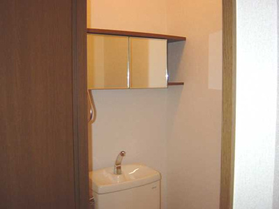 【収納】 | グランシャリオ | ミラー付トイレ収納