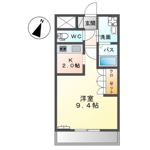 コートダジュールin桃ヶ丘Ａ棟の間取り