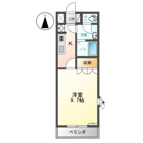 グリーンパークＤ棟の間取り