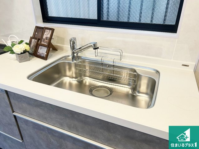 宝塚市清荒神　中古一戸建ての設備|広々としたシンクで食器洗いも楽々！