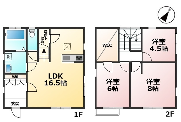 【間取り】 | 宇美町桜原3丁目戸建
