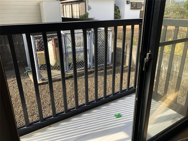 コーポ庵川 Ⅰのバルコニー
