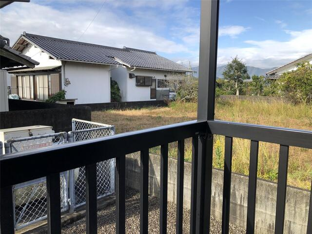 コーポ庵川 Ⅰのバルコニー