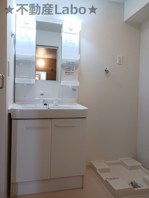 ロータス南島田Dの洗面所