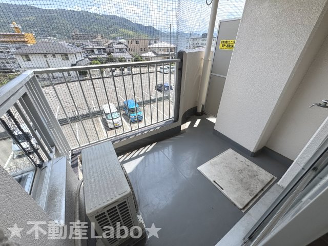 ソレイユ南島田　のバルコニー