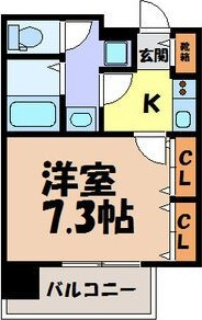 エイペックス名古屋鶴舞公園前の間取り
