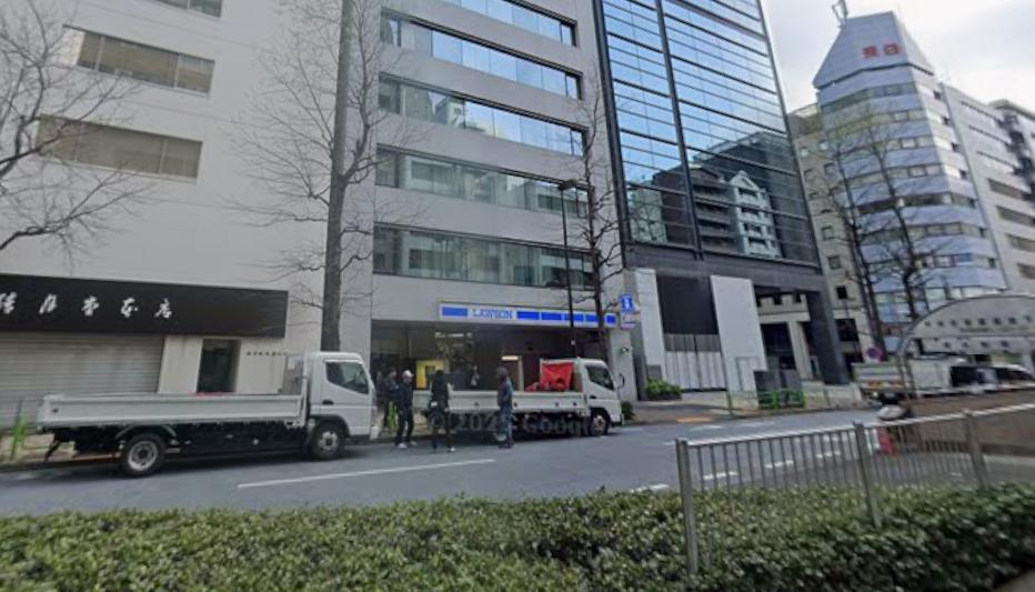 中央区銀座７丁目の事務所の周辺
