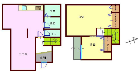 厚木市戸室4丁目　中古戸建の間取り