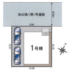 戸建 狭山市狭山台４丁目の区画図