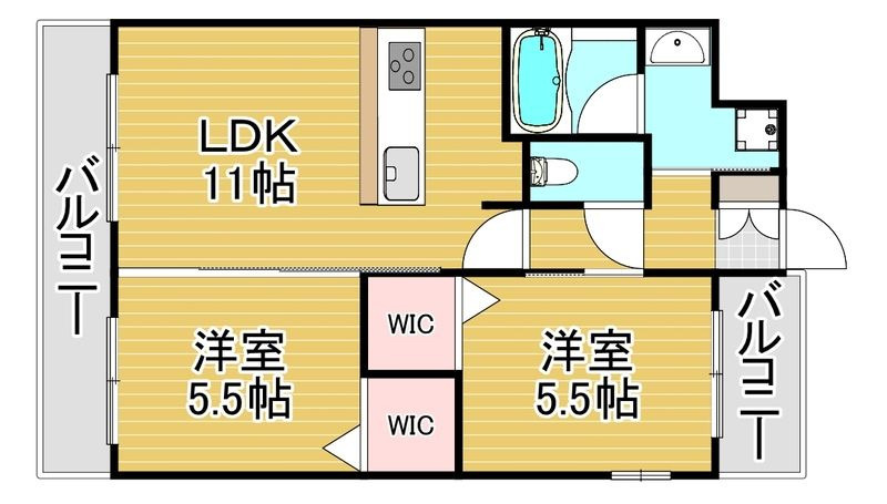 プランドール高砂の間取り