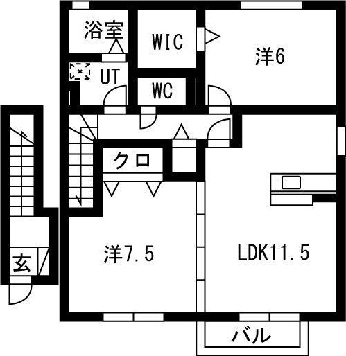 パストラーレ　　刈谷市近郊の賃貸はクラスホーム刈谷店の間取り