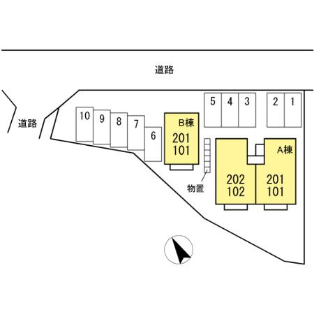 エスペランサ　Ａの区画図