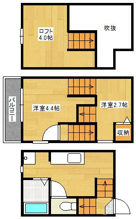 フルハウス室見の間取り