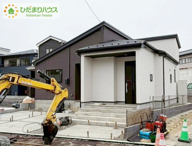 郡山市喜久田町字双又　新築戸建　5号棟の外観|平日・お仕事帰りなど、いつでもご案内致します！お気軽にお問い合わせ下さい♪お待ちしております！