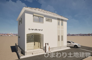 【区画図】 | 茅ヶ崎市赤羽根  1号棟 4期 | 南西角地　南側約4.1ｍ公道・西側約4.0ｍ位置指定道路（私道・持分有）　駐車1台（車種によります）　敷地面積28.5坪
