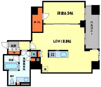 【間取り】 | 淀屋橋アップルタワーレジデンス | 淀屋橋アップルタワーレジデンス　間取り