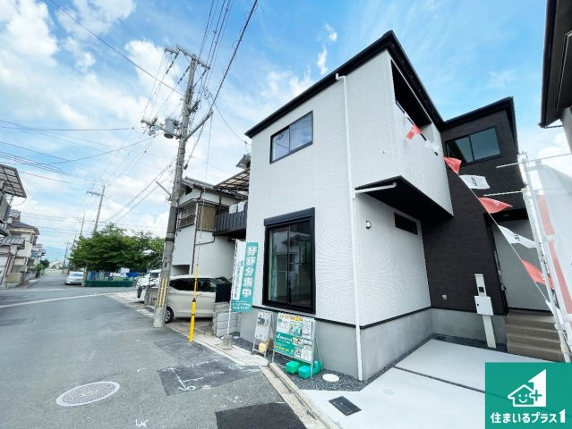 京都市伏見区淀生津町　第2期　新築一戸建ての外観|お客様に長く安心して住んでいだだける事にこだわった家づくり！住んでからのアフターサービスにもしっかりと取り組んでいます！
