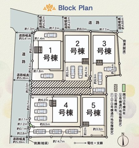 【区画図】 | 沼津市沢田町第1　新築戸建　2号棟