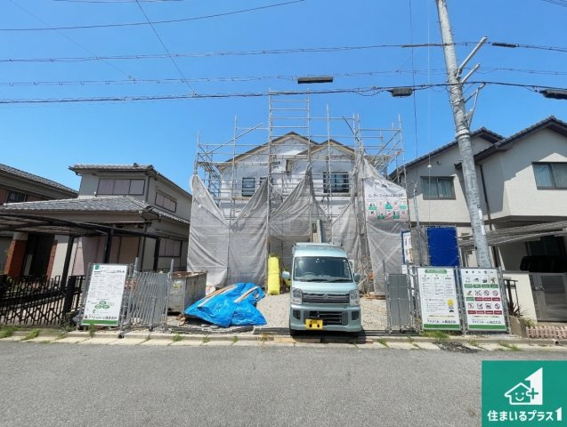 ★近江八幡市篠原町　第1期　新築一戸建ての外観|現在の進捗状況です！順調に作業進行中、完成が待ち遠しいです！詳細の間取り等、お気軽にお問い合わせください！