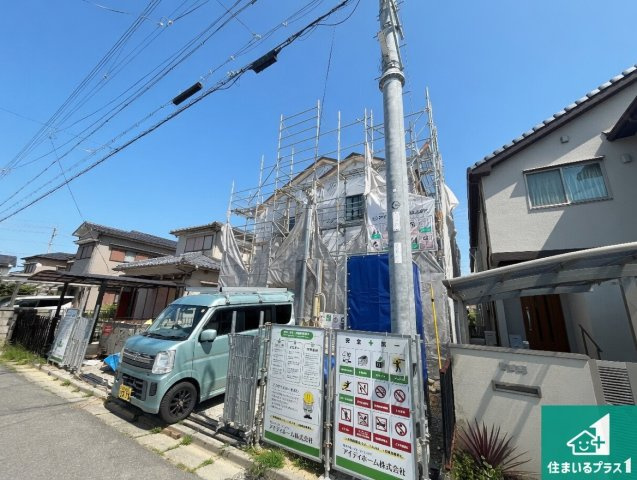 近江八幡市篠原町　第1期　新築一戸建ての外観|現在建築中！落ち着いた街並みで新生活を始めることが出来そう！周辺の物件も併せてご紹介させて頂きます！