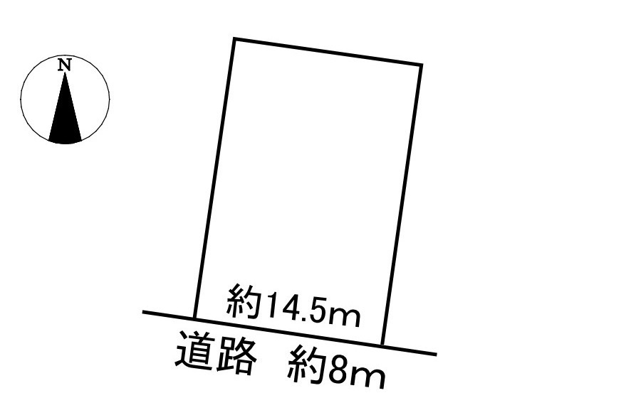 土地　福光西3丁目の土地図