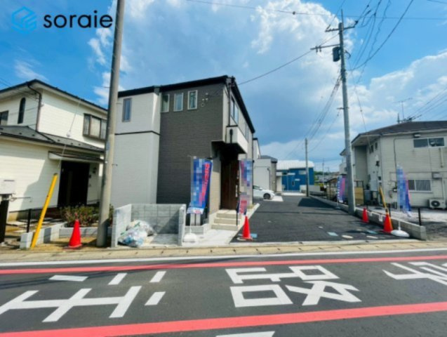 所沢市久米4期全2棟　新築戸建　ティアラの前面道路含む現地写真|2026/5/14撮影