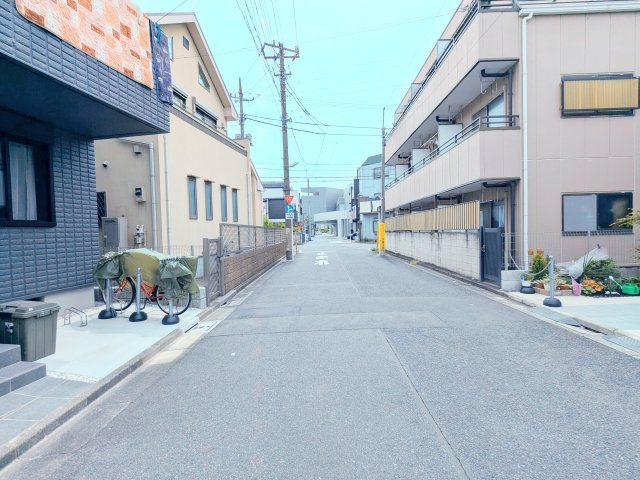 葛飾区青戸７丁目の新築戸建の前面道路含む現地写真|～前面道路含む現地写真～