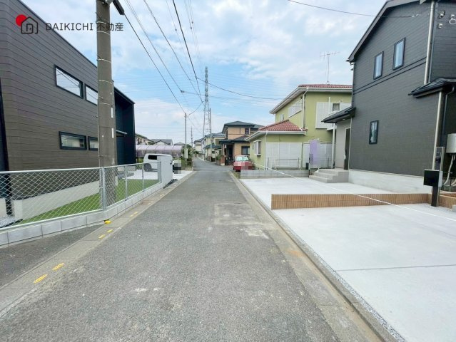 【前面道路含む現地写真】 | 第6北本東間　新築戸建　全2棟　A号棟